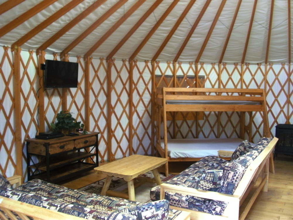 Bend-Sunriver Camping Resort Studio Cabin 6 Kültér fotó